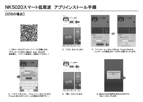 QRコード付の手順書